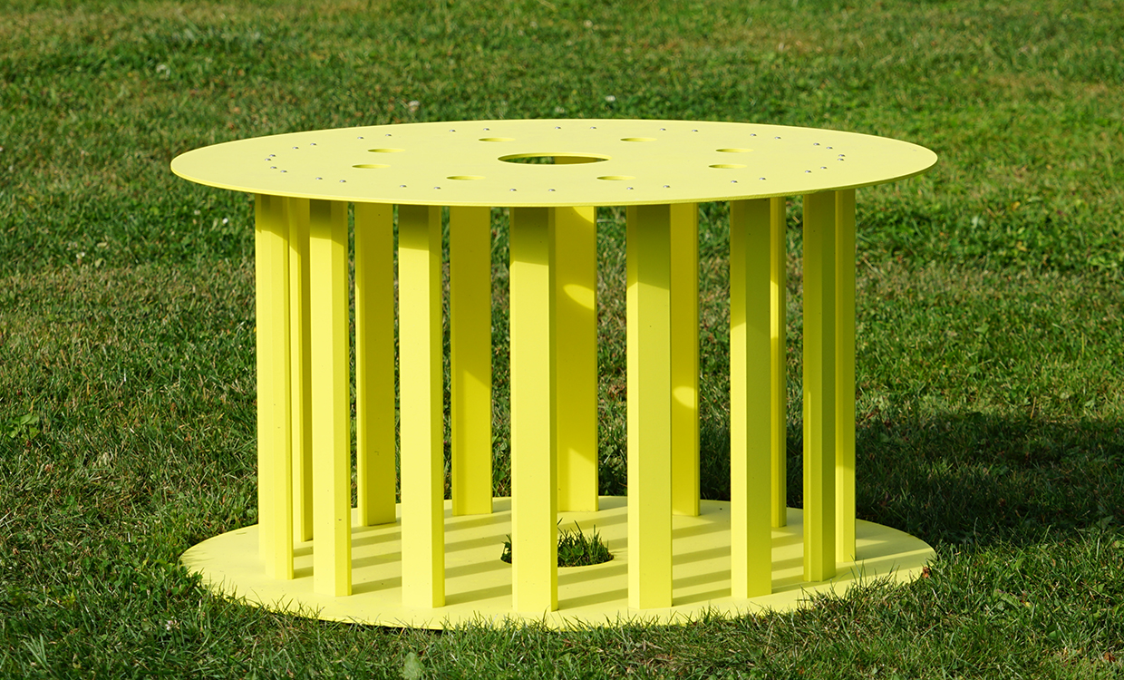 ms alu-design moebel runder Tisch Gartenmoebel aus ALU
