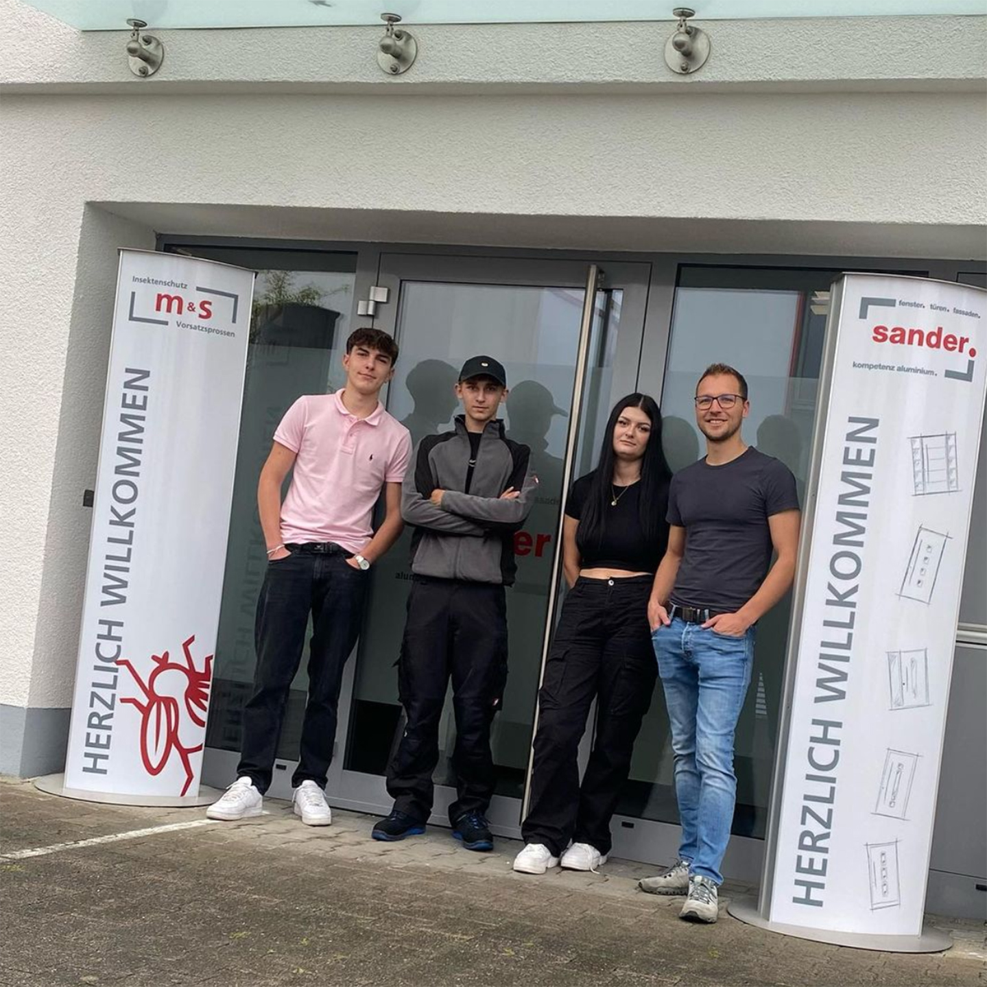 Neue Azubis Sander Gruppe Büren