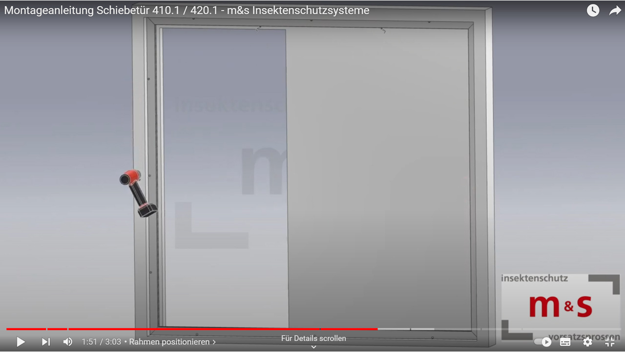 Montageanleitung Schiebetuer 410 1 420 1 ms insektenschutzsysteme
