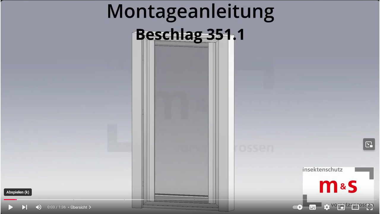 Montageanleitung Drehtuer Beschlag 351 1
